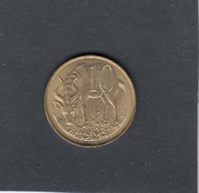 Beschrijving: 10 Cent  LION